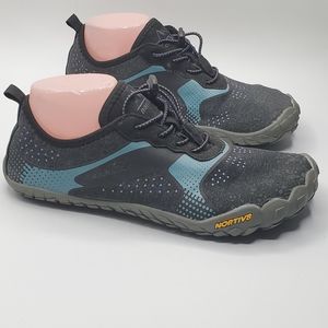 NORTIV8 Women’s Black & Teal Lightweight Athletic Sneakers